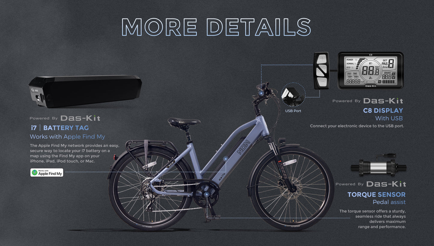 NCM T7S Electric City Bike