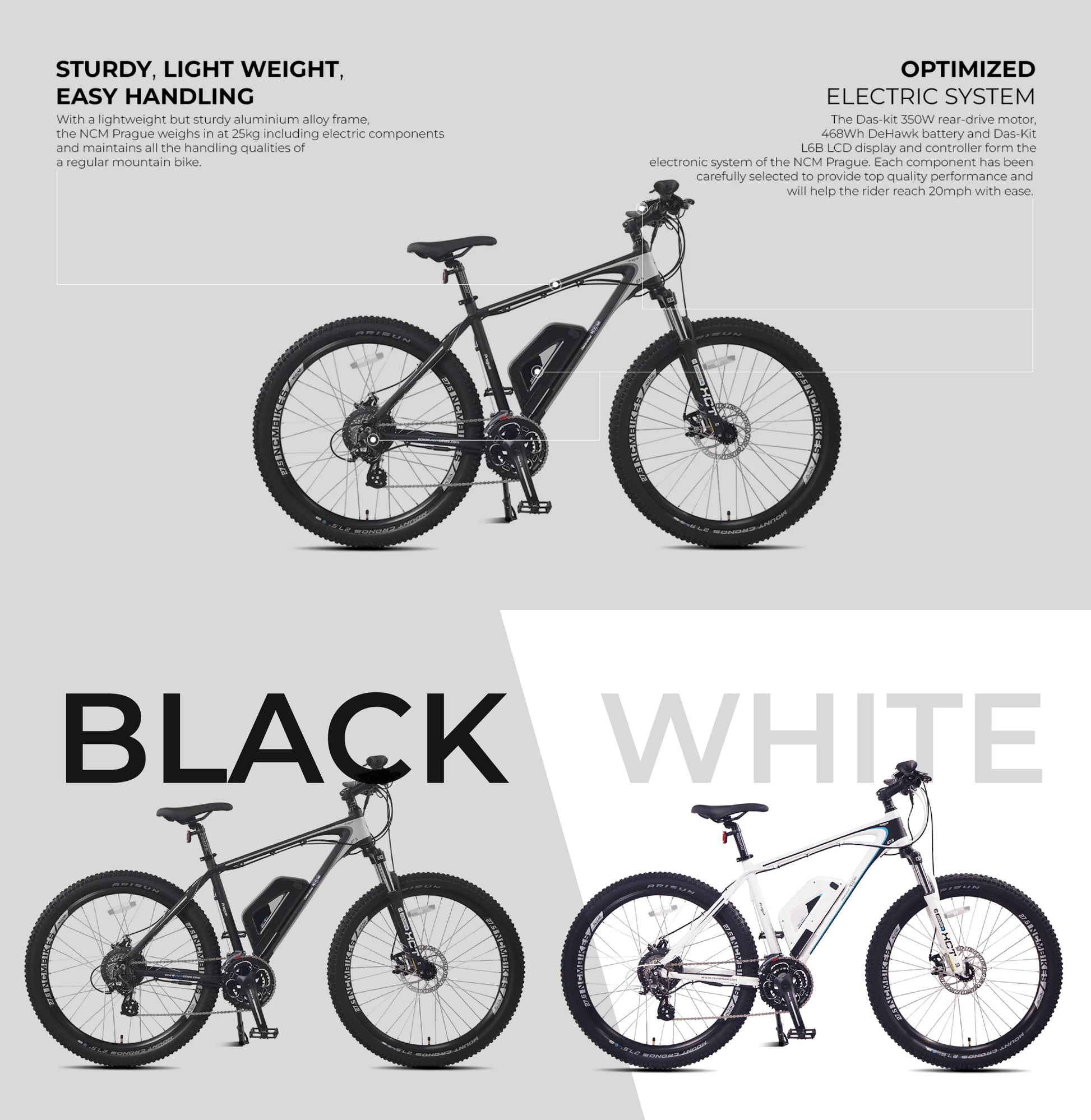 NCM Prague Electric Mountain Bike – BMG E-Bikes